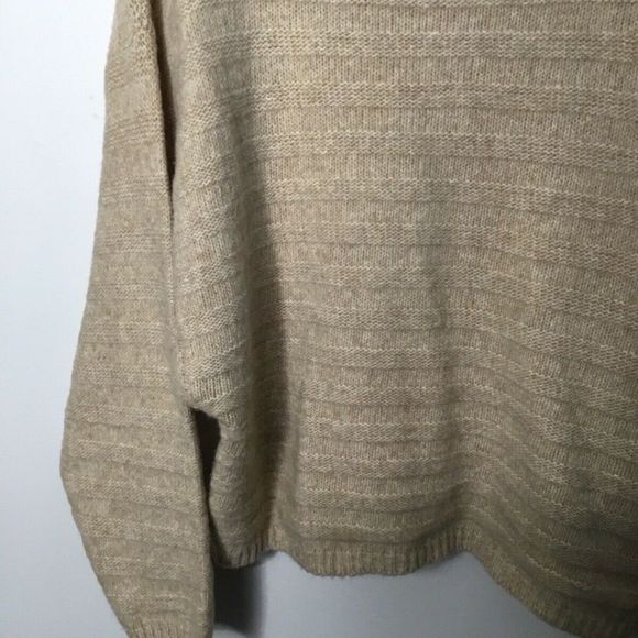 Anthropologie Tan Crew Neck Sweater - Picture 9 of 12